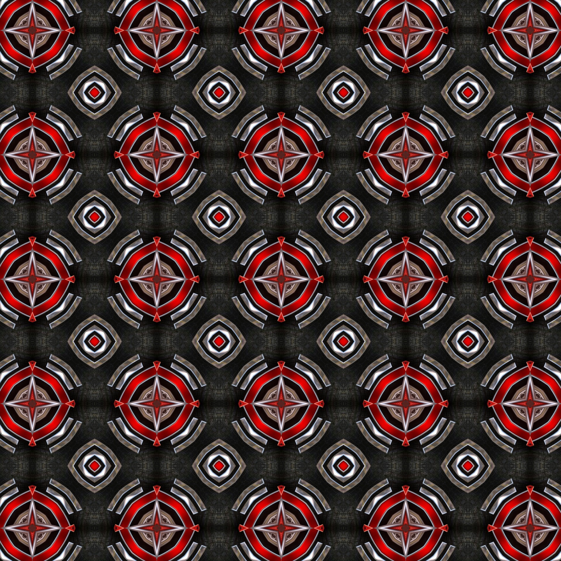 Black And Red Pattern