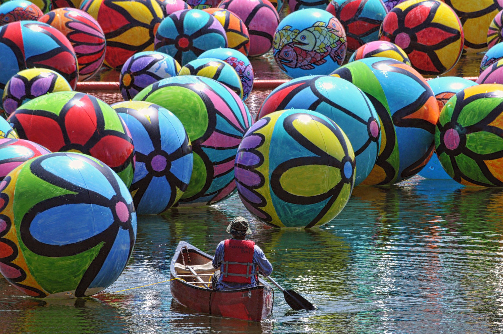 Giant Hand-Painted Balloons