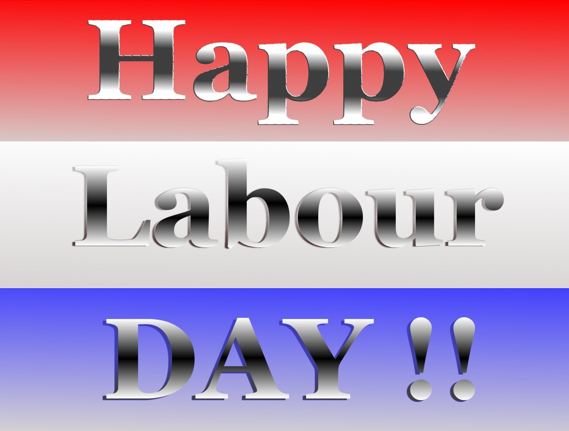 Labour day sign