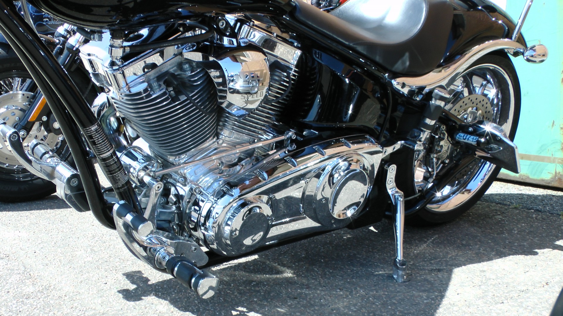 Motorcycle Chrome Engine