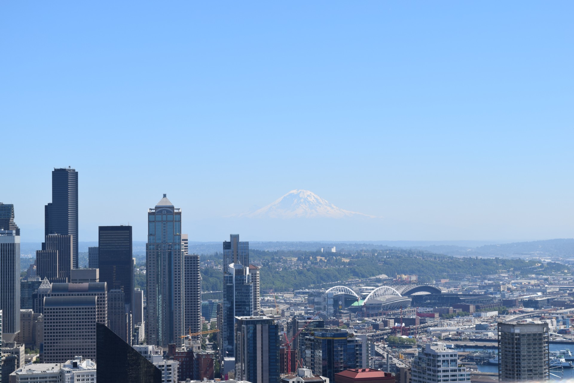 Seattle And Mount Rainier