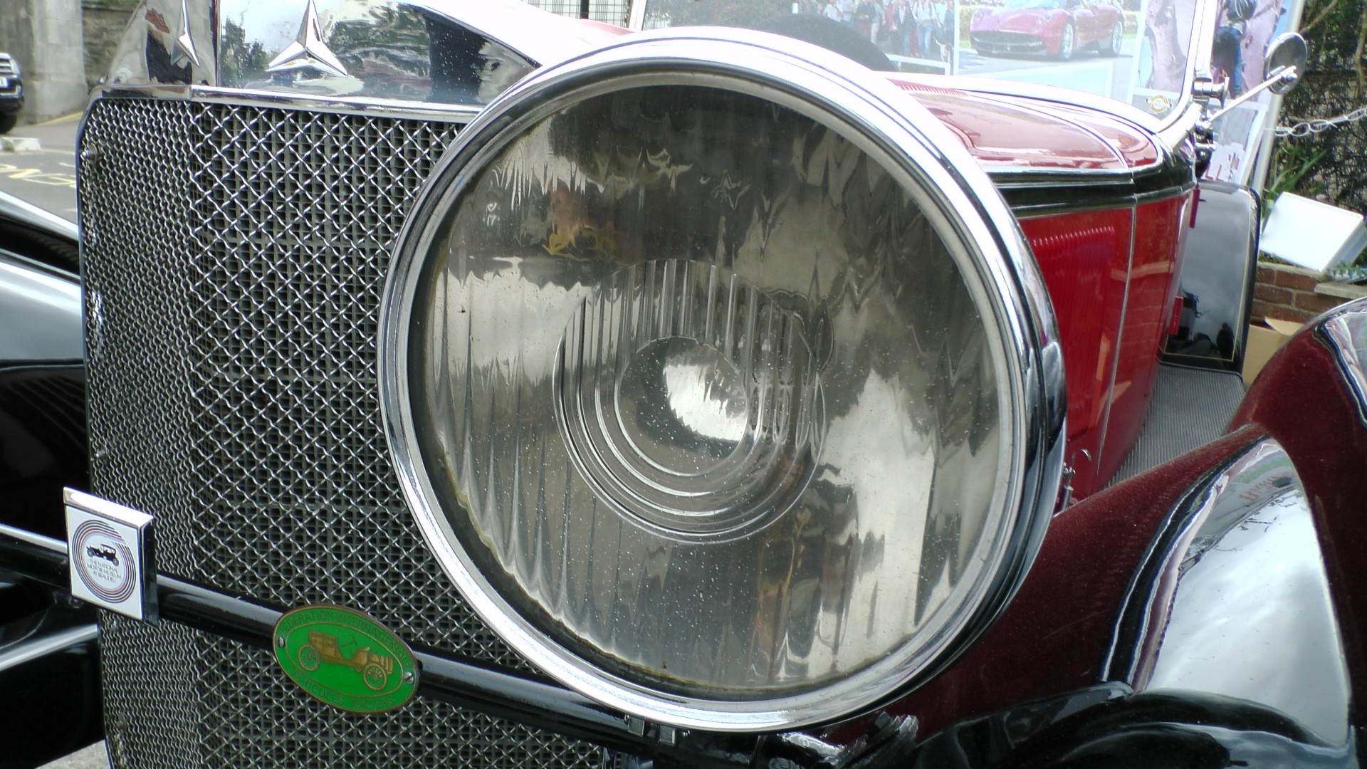 Vintage Convertible Car Headlight