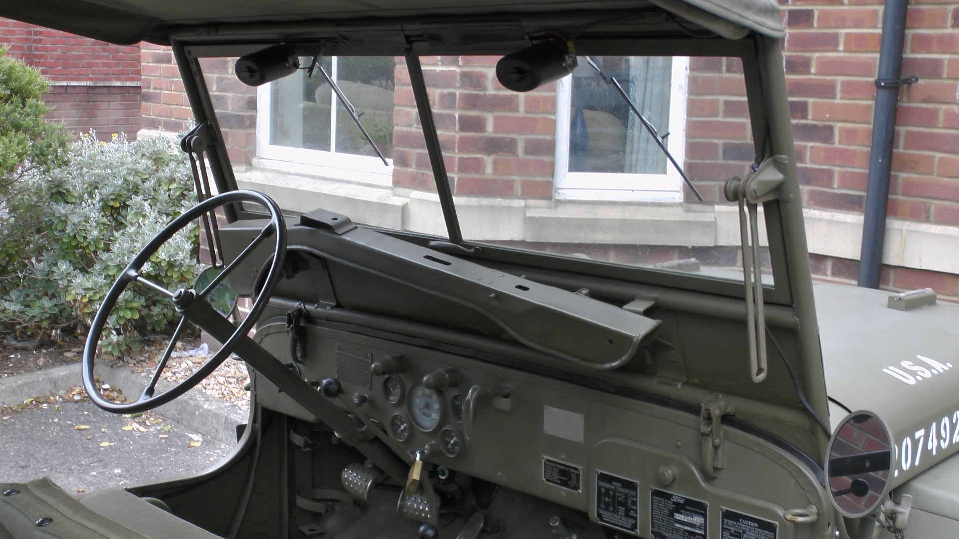 Vintage U.S. Army Jeep Dashboard