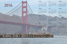 2016 San Francisco Bridge Calendar