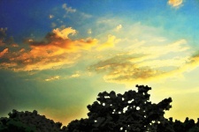 Artistic Sunset Clouds