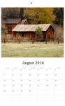 August 2016 Wall Calendar