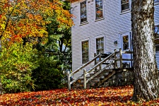 Back Porch In Autumn