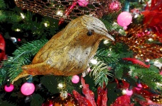 Bird Ornament In Tree #2