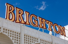 Brighton Pier Sign