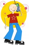 Cartoon Phone Guy