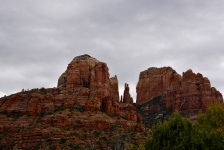 Cathedral Rocks Cloudy