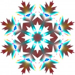 Color Snowflake 9