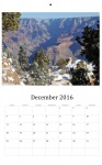 December 2016 Wall Calendar