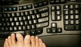 Feet On The Keyboard