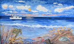 Fishing Boat Mural