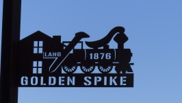 Golden Spike Commemorative Sign