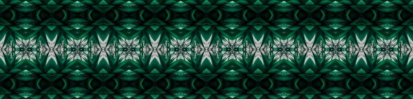 Green Aloe Leaf Pattern