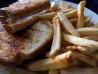 Grilled Cheese And French Fries
