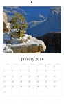 January 2016 Wall Calendar