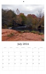 July 2016 Wall Calendar