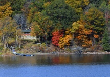 Lakefront Home In The Fall
