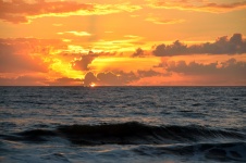 Majestic Sunrise At The Ocean