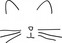 Minimalist Cat Drawing