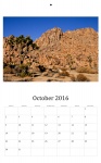 October 2016 Wall Calendar