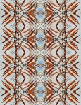 Pattern With Aloe Flowers