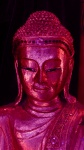 Purple Buddha Statuette Figurine