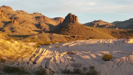Red Desert Rocks Sunset