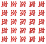 Red Hearts Seamless Pattern #2