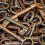 Rusty Keys Background