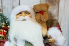 Santa Claus And Teddy