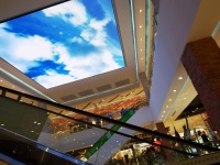 Shopping Center Interior Ceiling TV