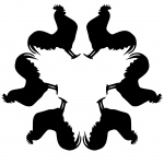 Six Roosters