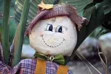 Smiling Boy Scarecrow