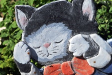 Tuxedo Cat Lawn Decoration #2