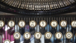 Typewriter Closeup