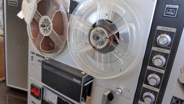 Vintage Reel-to-Reel Tape Recorder