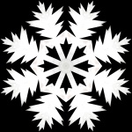 White Snowflake 77