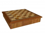 Wooden Checker-board