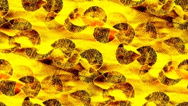 Yellow Seamless Camouflage Pattern