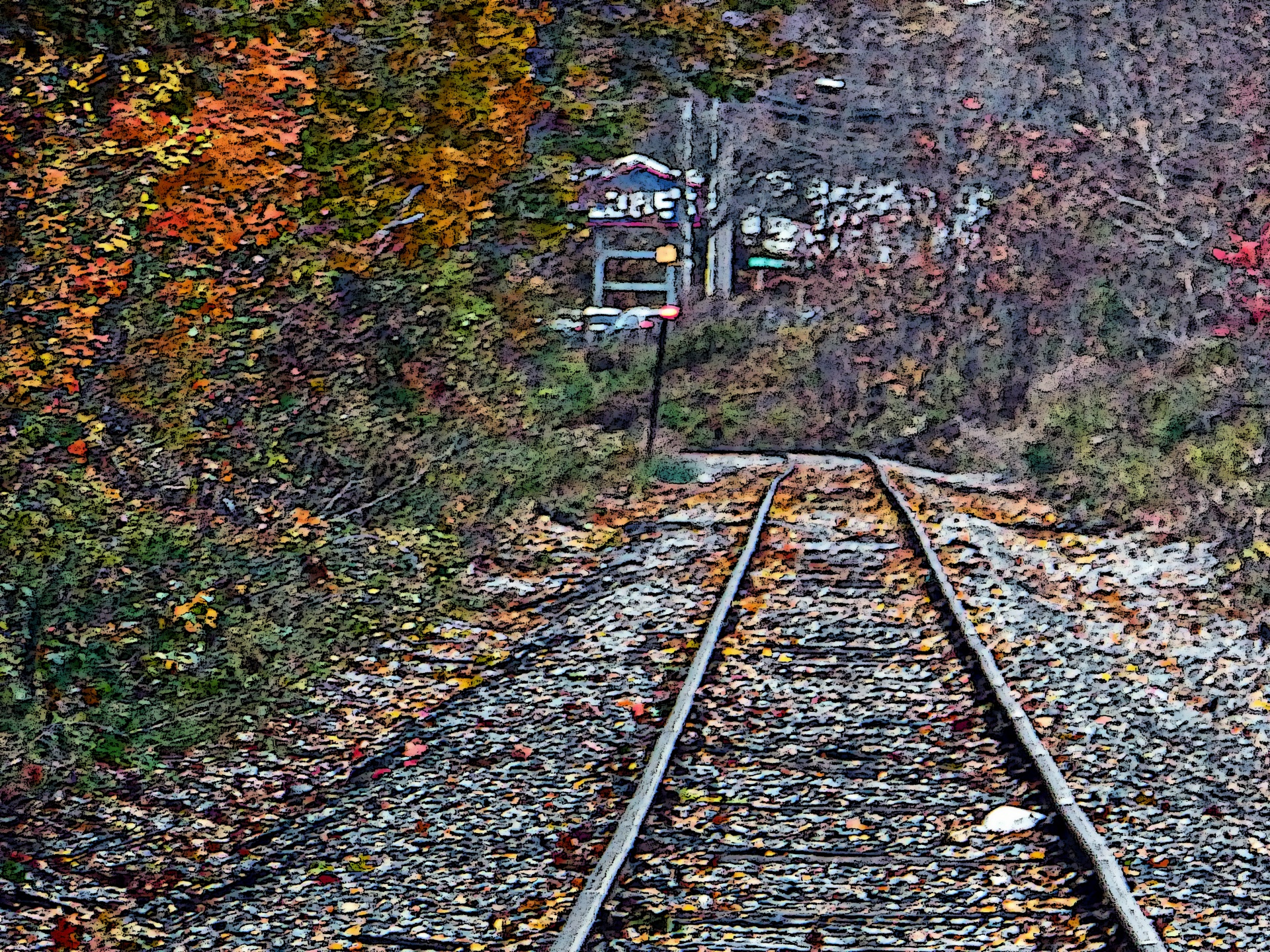 Autumn Railroad Tracks #2