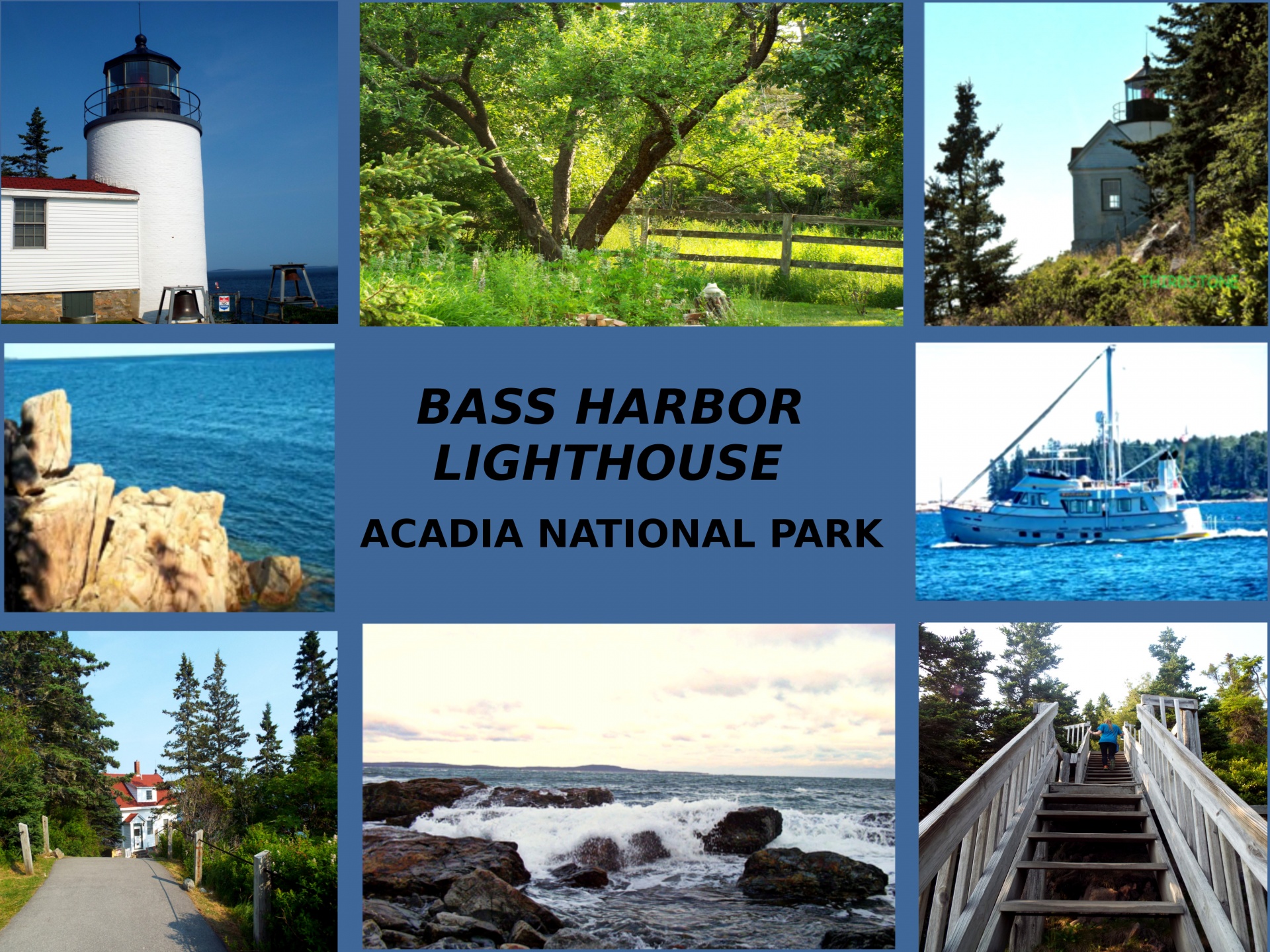 photo of bass harbor lighthouse in Acadia National Park