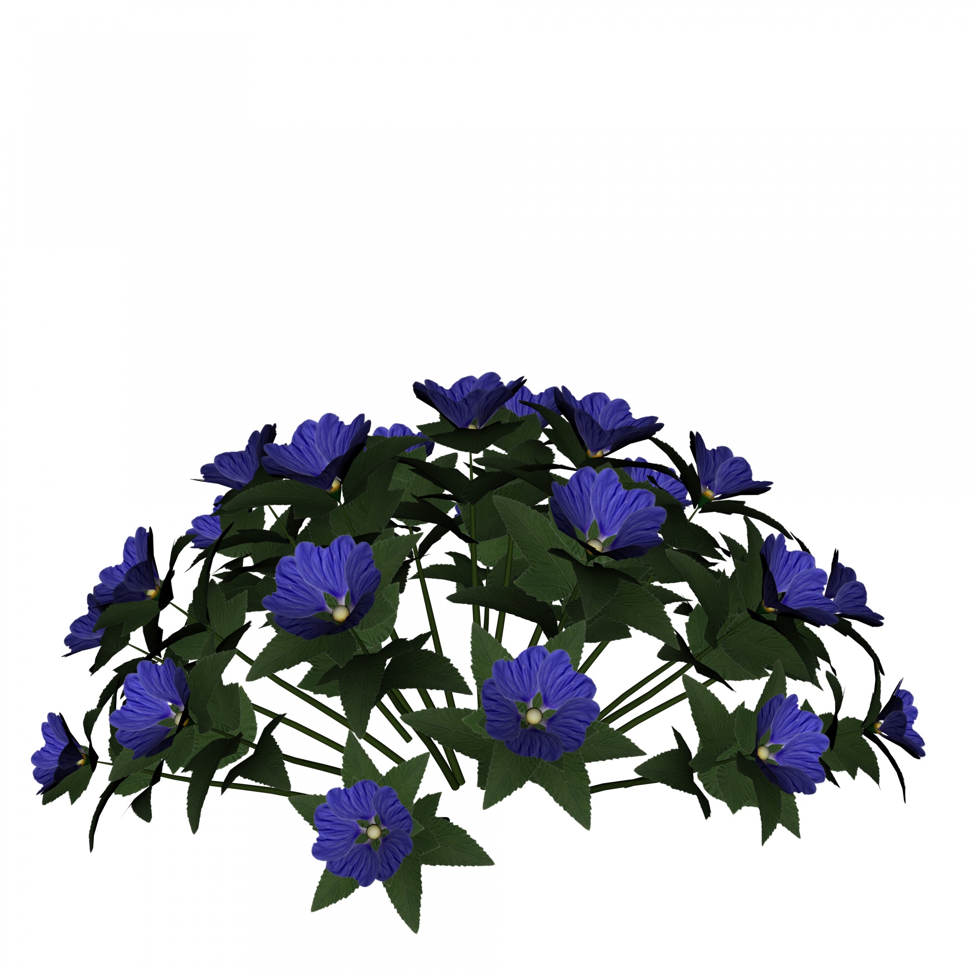 Blue Flower Bunch
