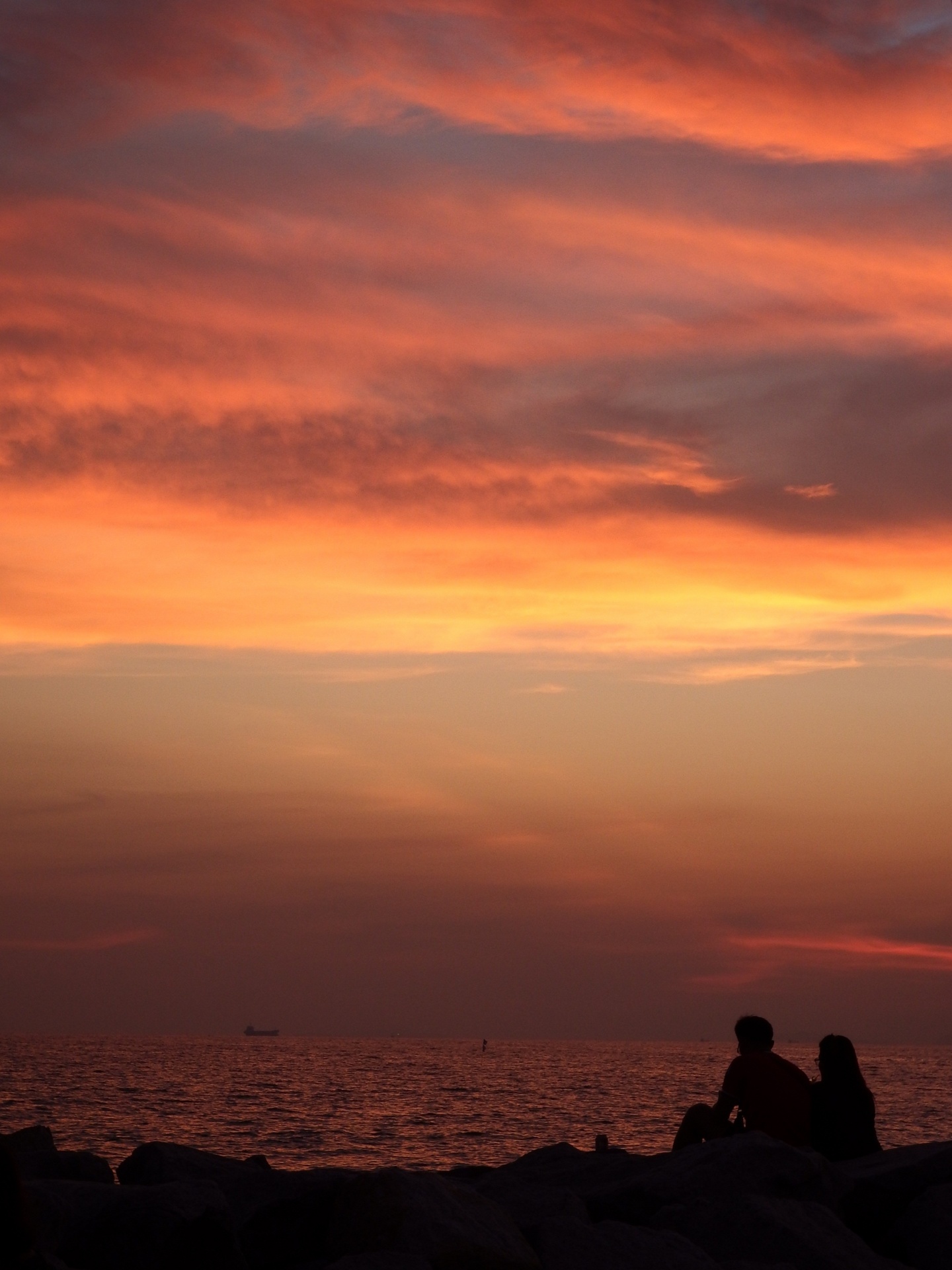 couple-sit-and-watch-the-sunset-free-stock-photo-public-domain-pictures