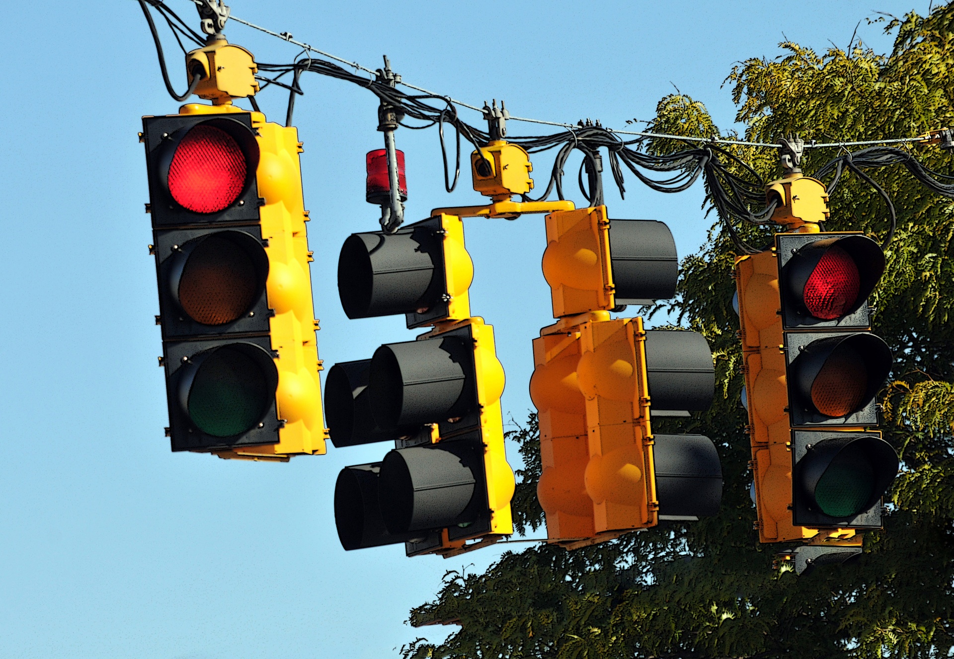 Hanging Traffic Signals