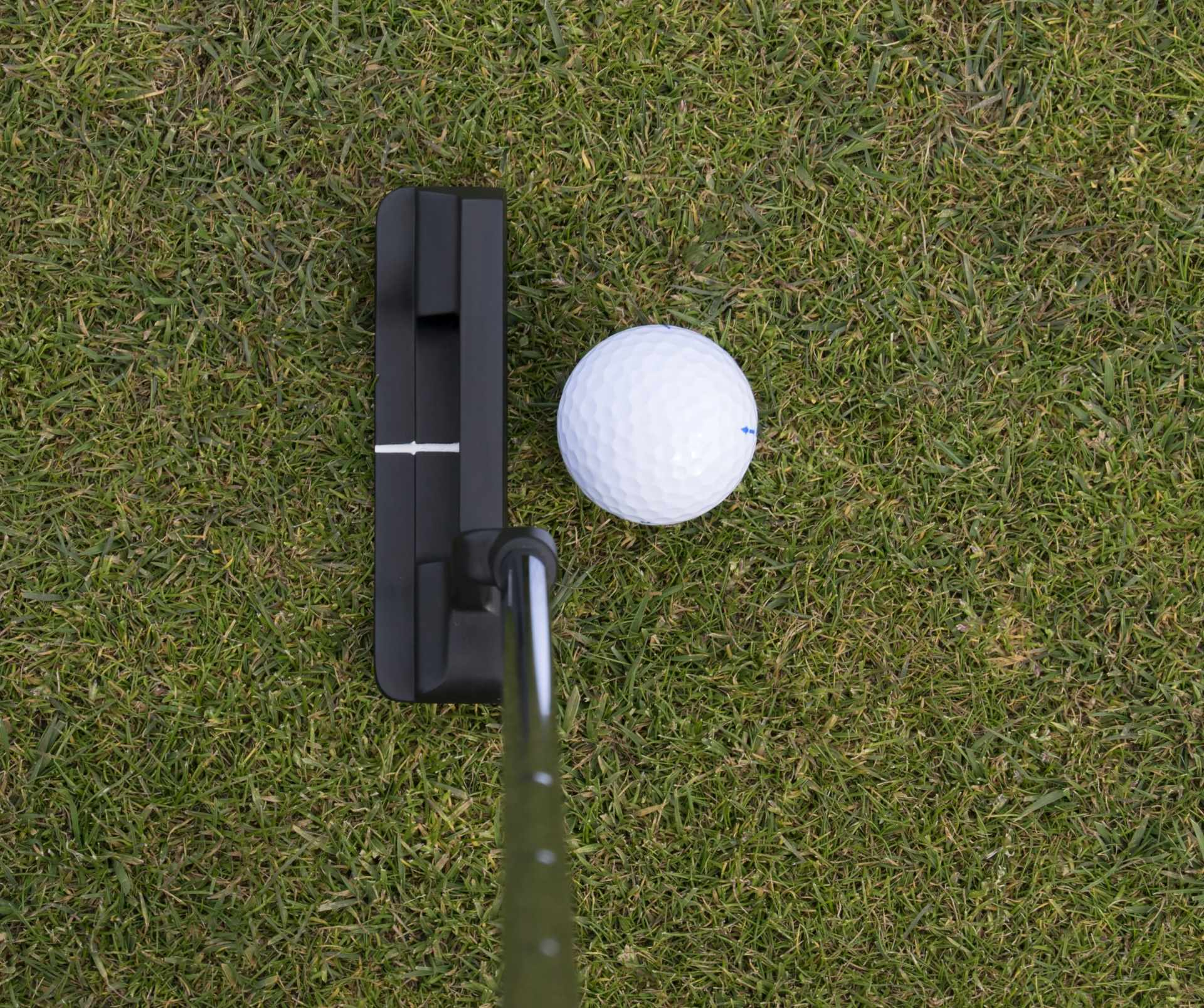 Left handed Golf Putter and Golf ball