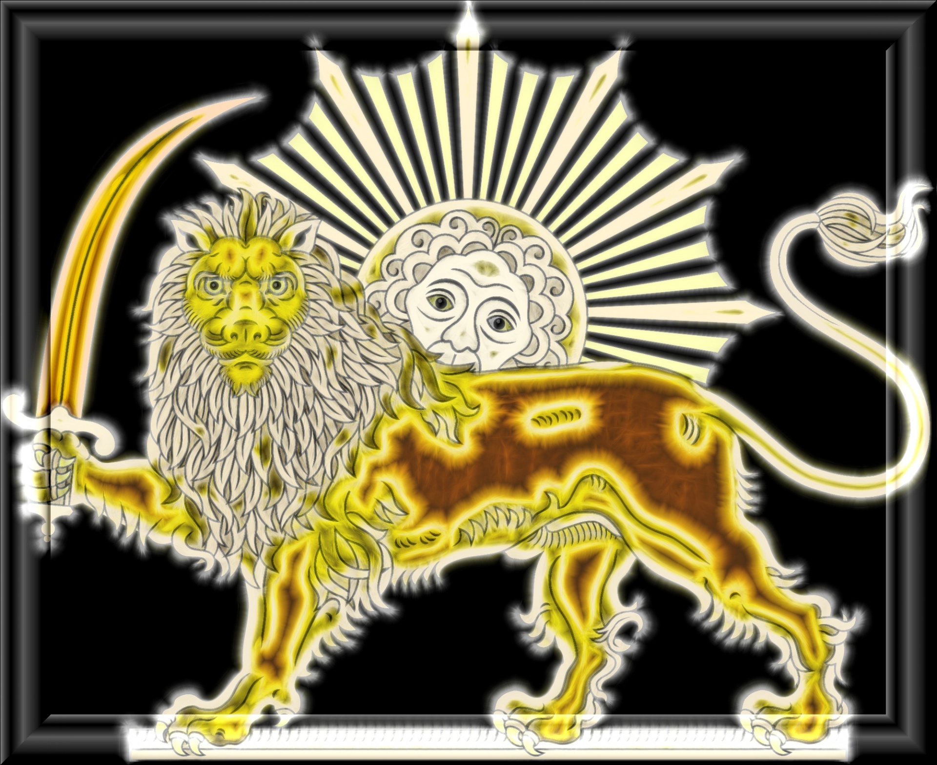 Lion And Sun